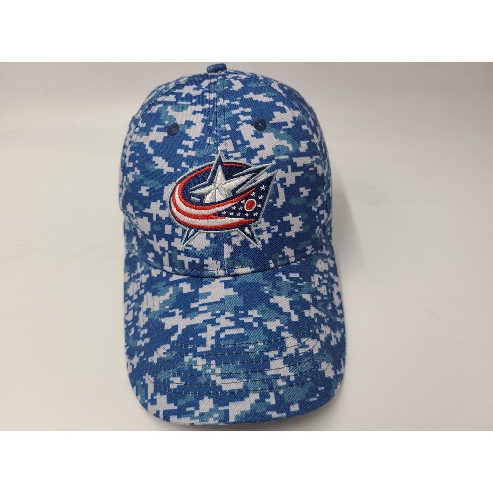 Columbus‎ Blue Jackets Digital Camo Elk-Elk Strapback (Fits Small) Hat Cap NHL